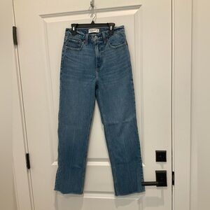 Abercrombie & Fitch Blue Straight Leg Jeans